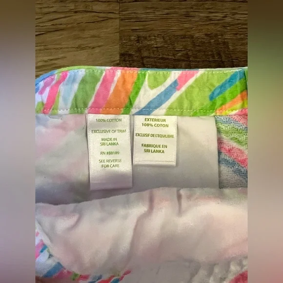 Lilly Pulitzer Adie Shorts Shellebrate Size 6 EUC H7 - Picture 8 of 8